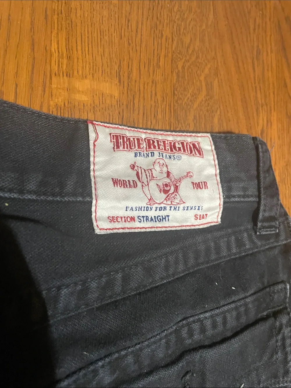 True Religion Black Men's Straight Jeans